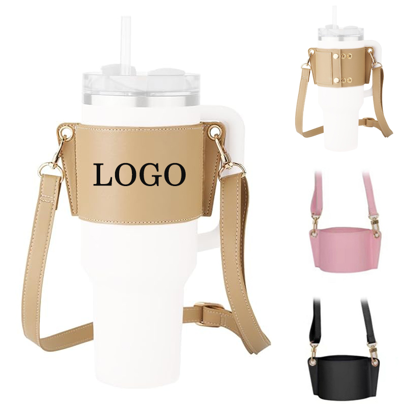Enhance the look of your 30oz or 40oz tumbler with handle with this sleek and stylish water bottle holder.