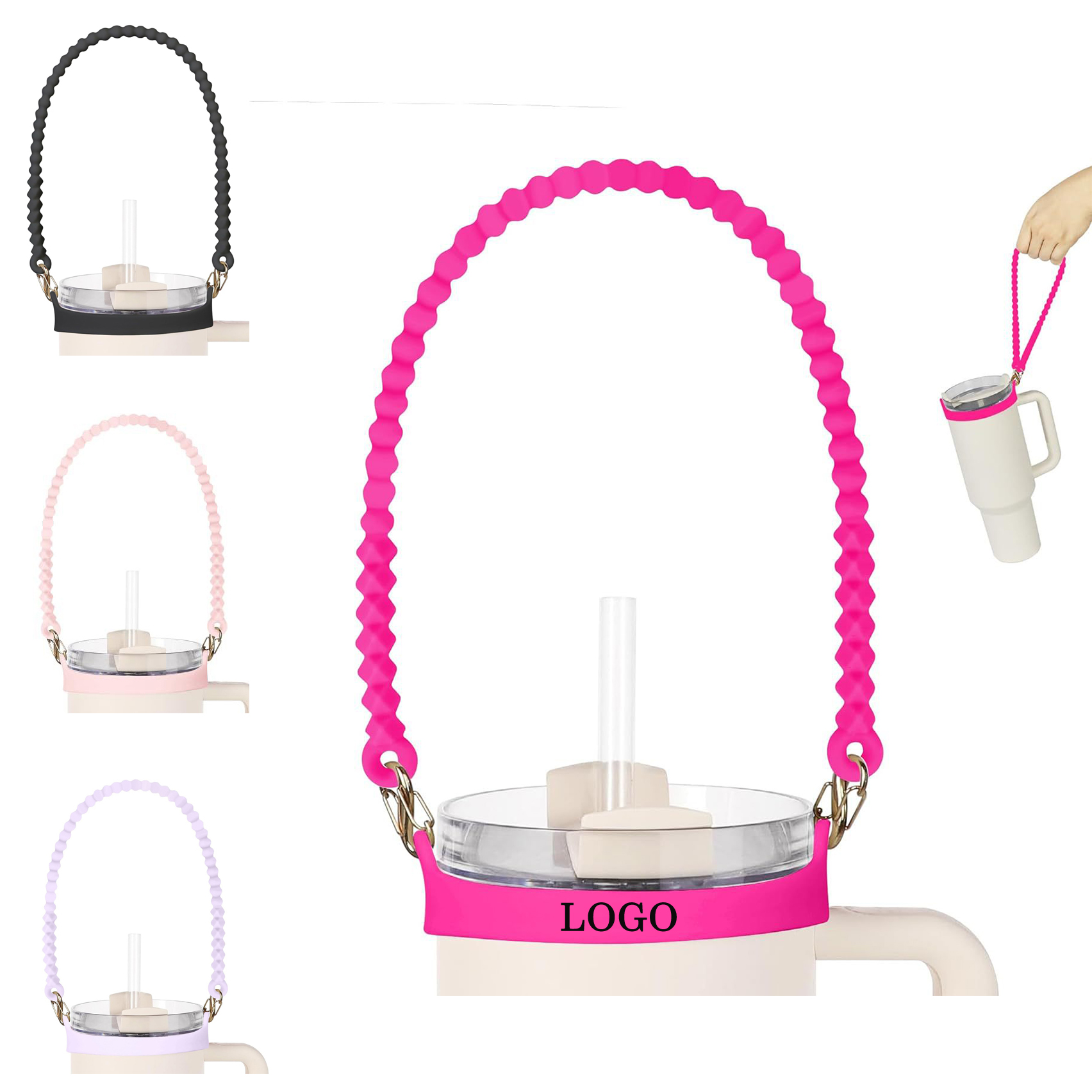 The water bottle strap can free your hands and make it easy to carry your water bottle wherever you go and hydrate anytime