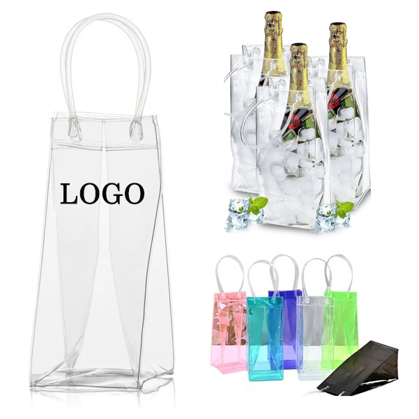 Easily transform the bottle cooler bag by filling it with fresh water and ice cubes to create a portable ice bucket