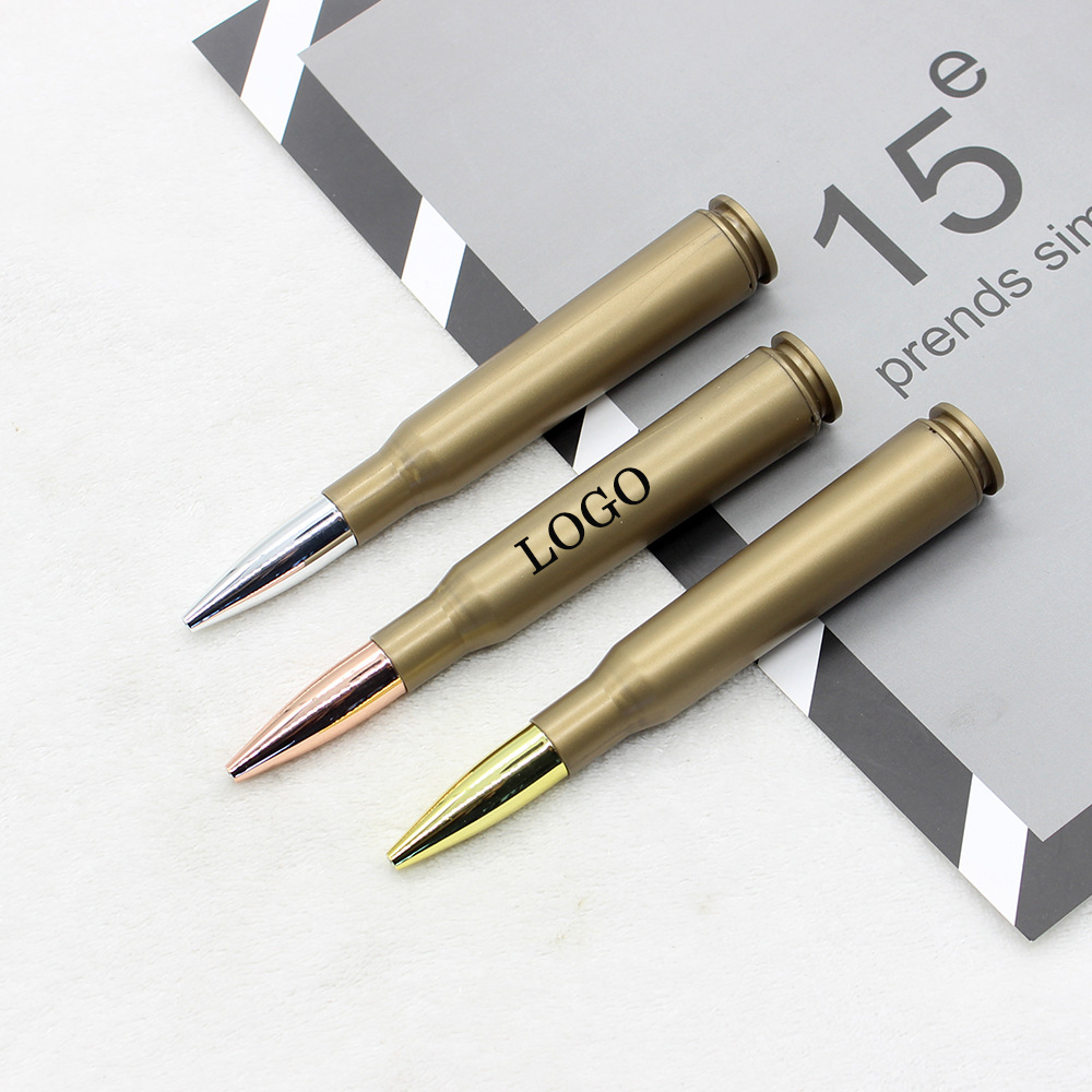 Embrace the unique design of our bullet-shaped ballpoint pen.