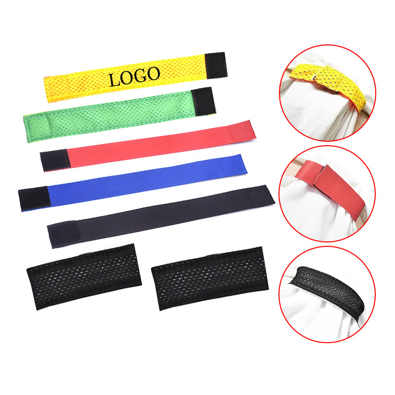 Double color sleeve bands are made of mesh material