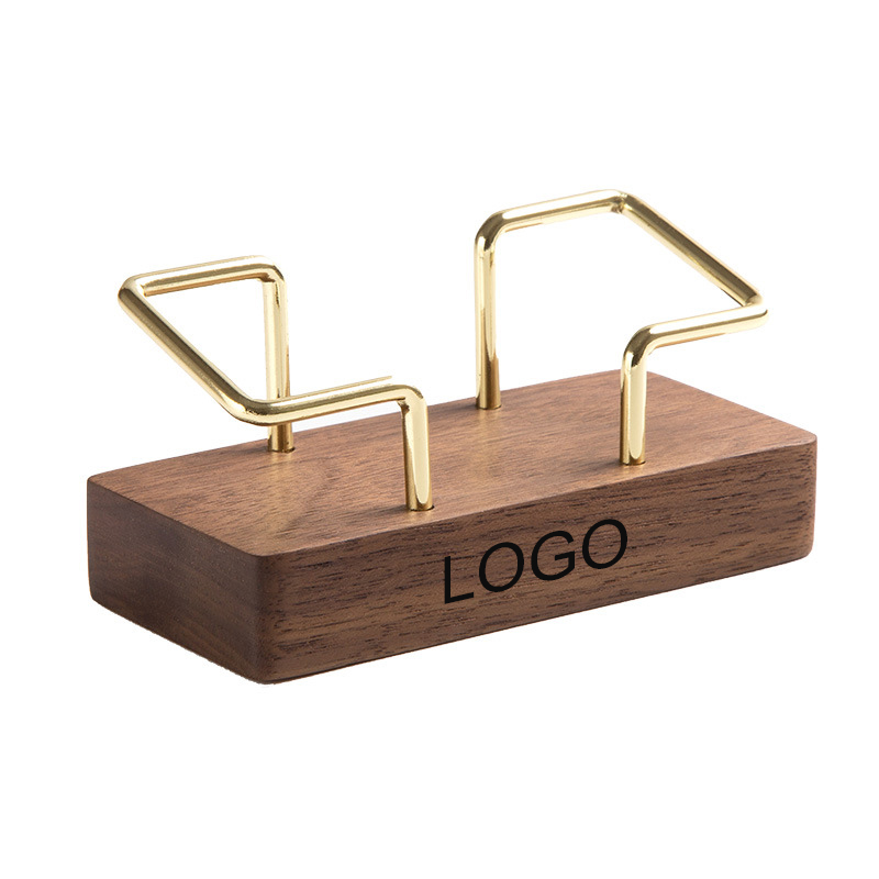 Crafted with high-quality metal and a sturdy wooden base