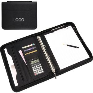 A4 portfolio adopted high quality PU leather. Smooth to the touch