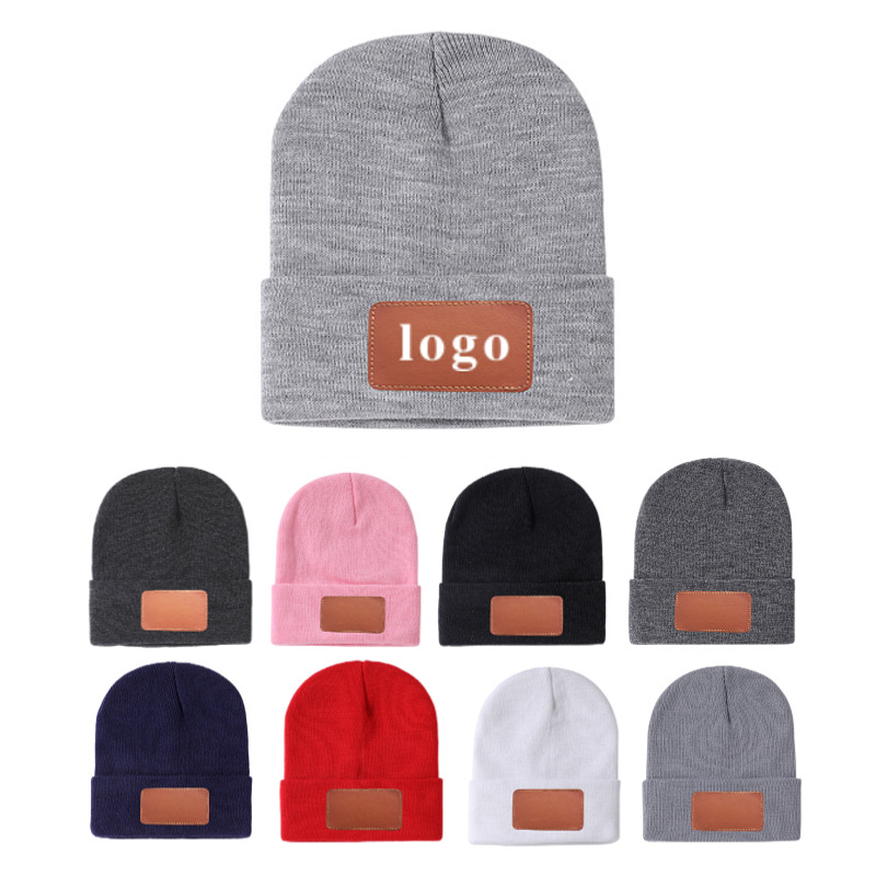 This beanie hat knitted hat is made of high quality acrylic material