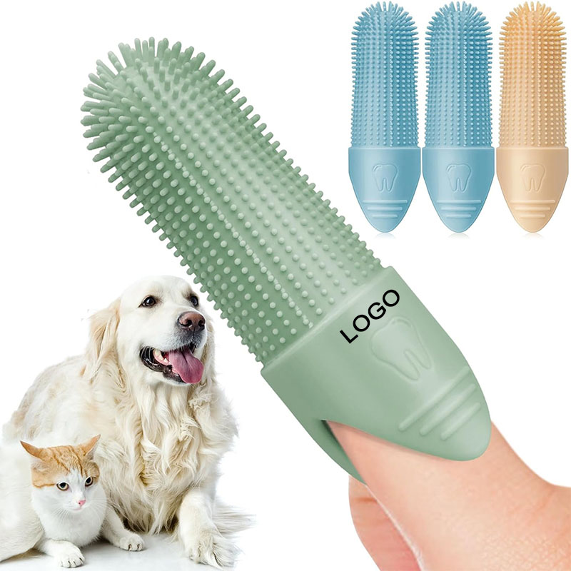 Our dog toothbrush is crafted from high-quality food-grade silicone