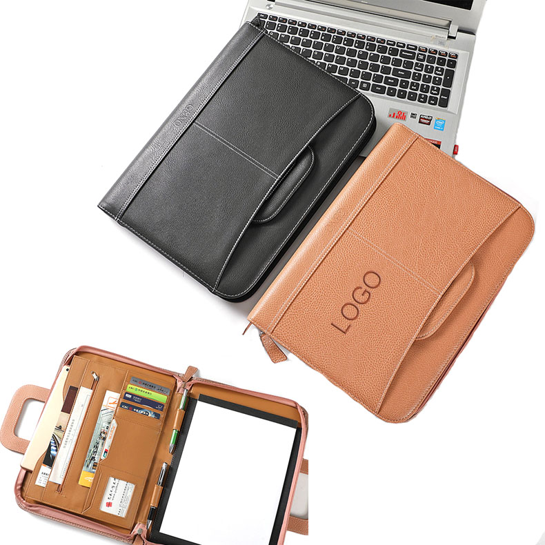 A4 leather folder business folder. Exquisite workmanship