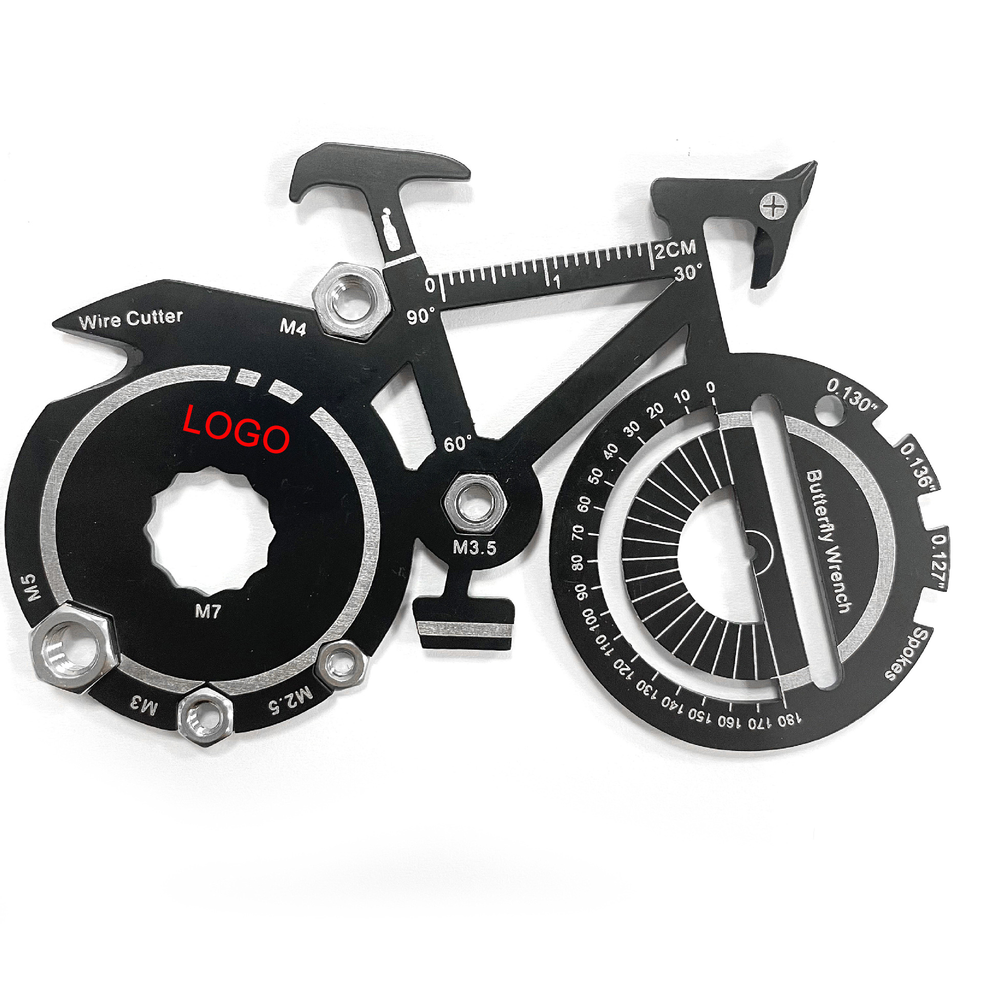 Embrace the charm of our bicycle-shaped multi-function tool