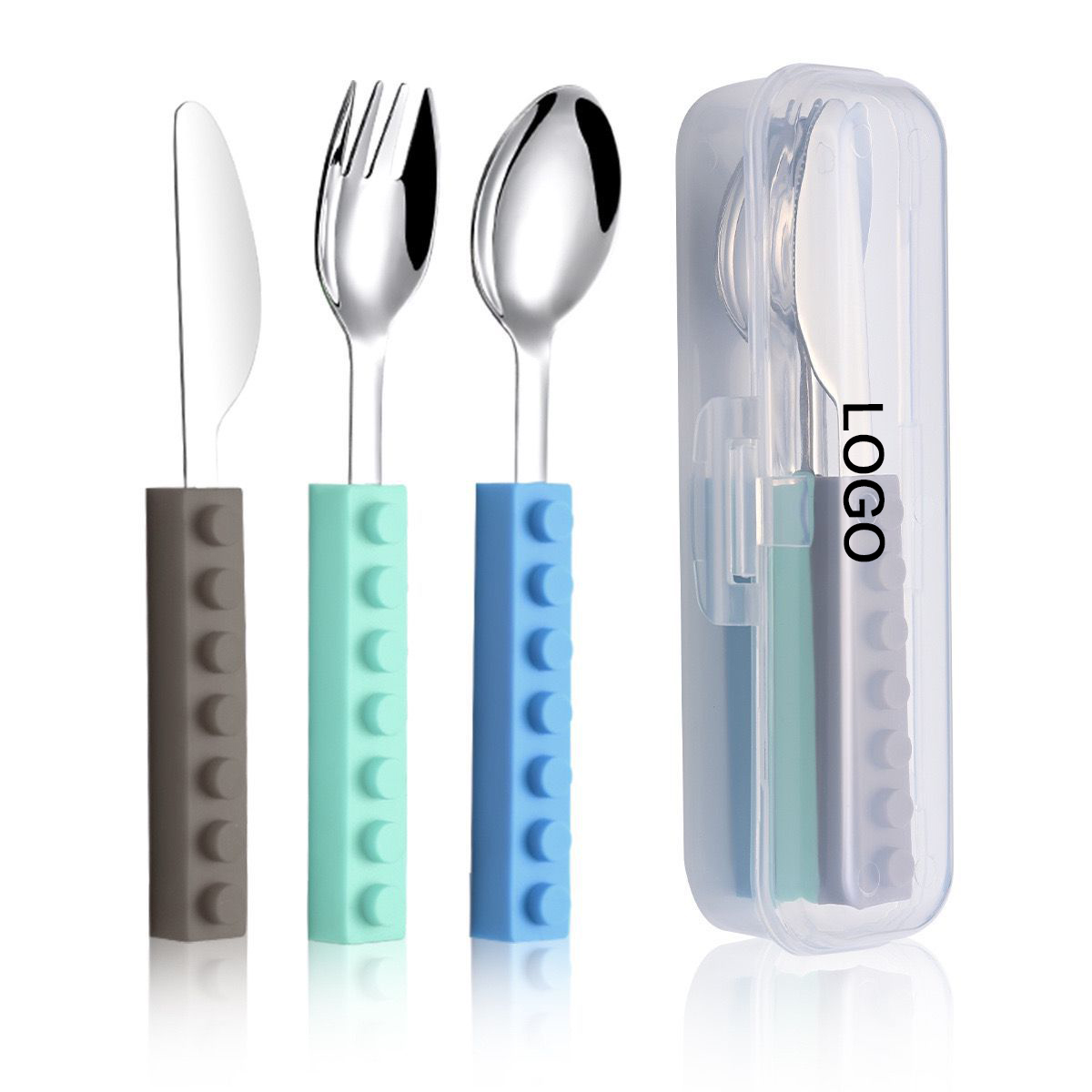 Interlocking Building Brick Toy Cutlery Flatware Set - Fork x 1