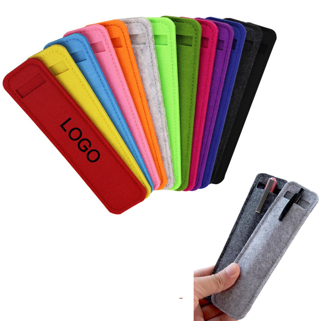 The felt pen case serves as a reliable protector for your pen