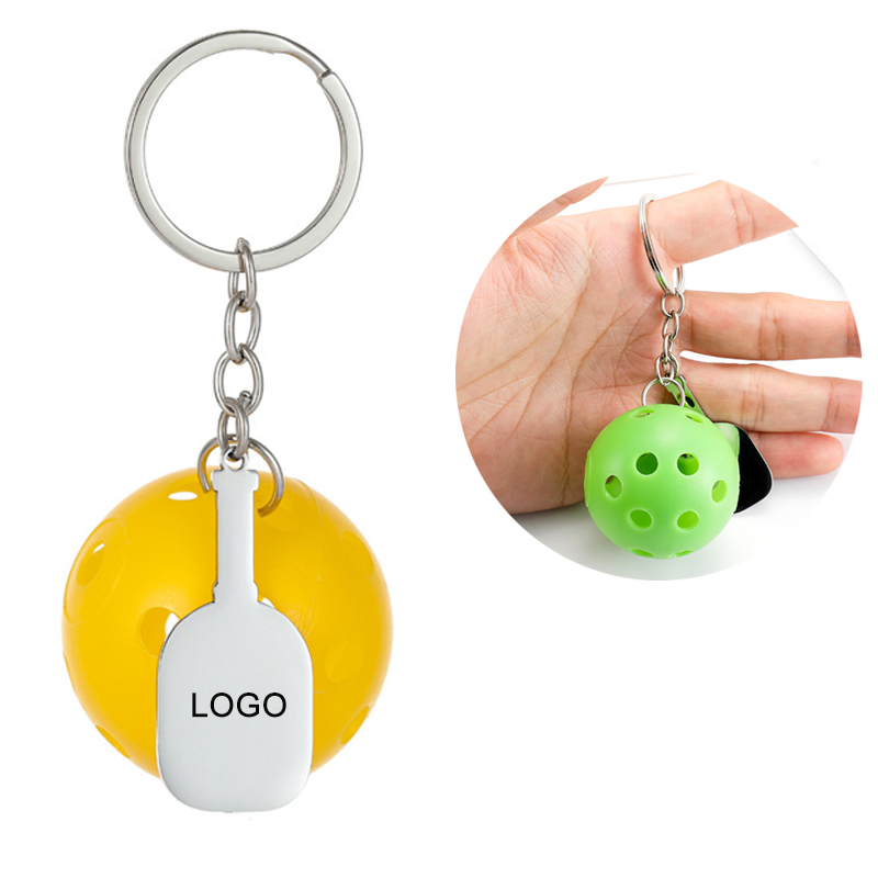 Introducing the Pickleball Ornament keychain - a stylish and versatile accessory that is a must-have for all pickleball enthusiasts.