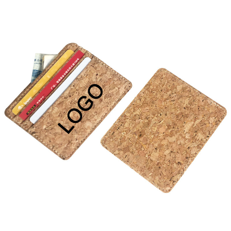 Keep your cards organized in Slim Front Pocket Cork Wallet